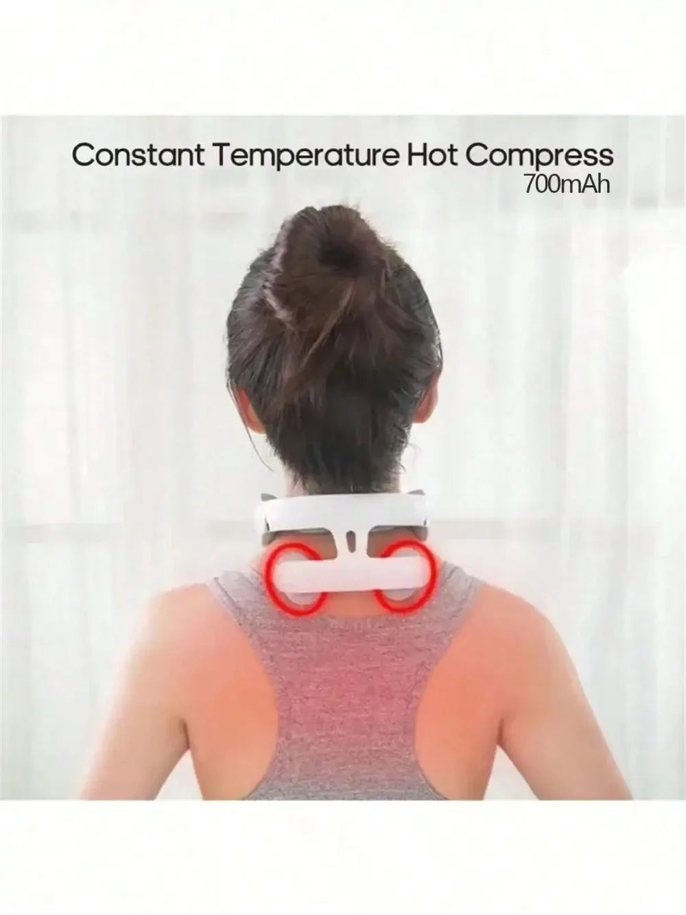 Portable Rechargeable Neck And Shoulder Massager For Muscle Relaxation