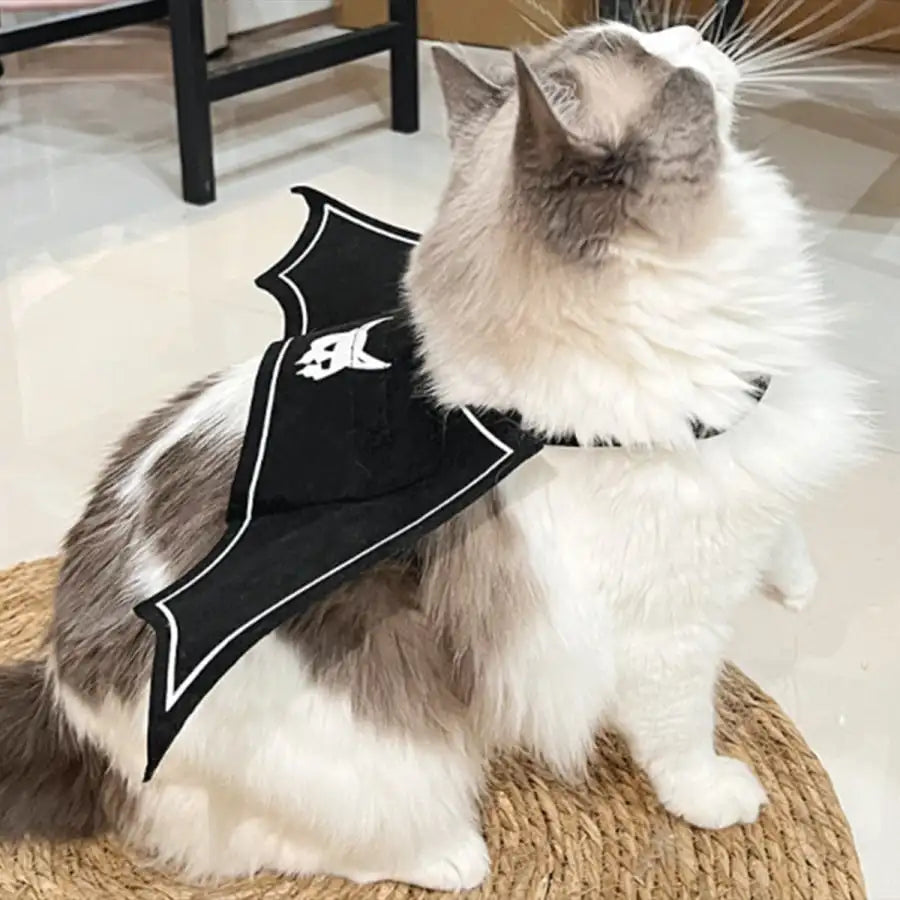 Halloween Bat Wings Costume for Cats and Dogs Devil Print