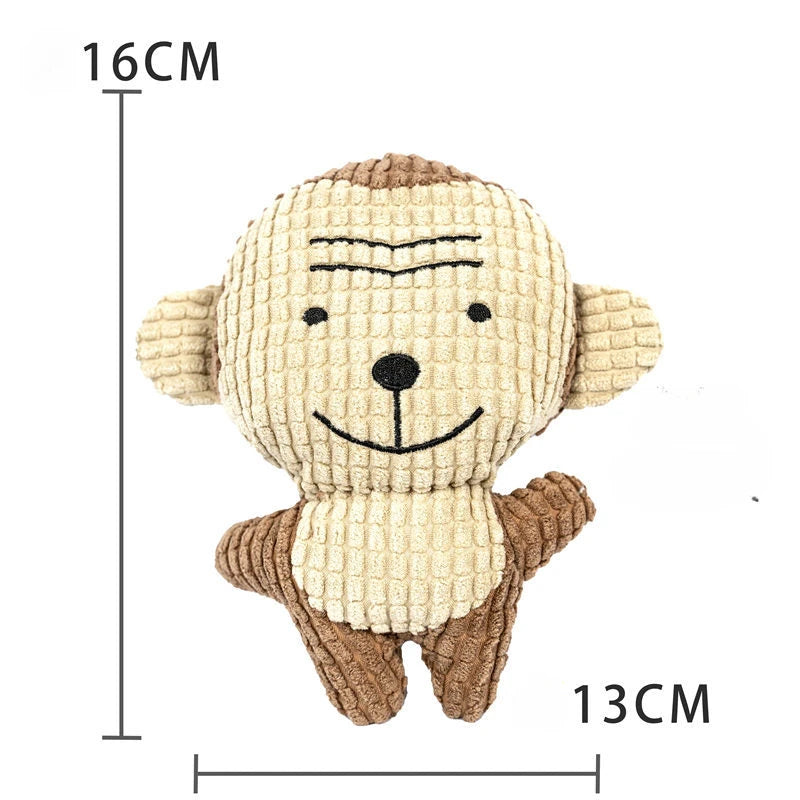 Plush Sleeping Duck Dog Toy for Chewing and Comfort
