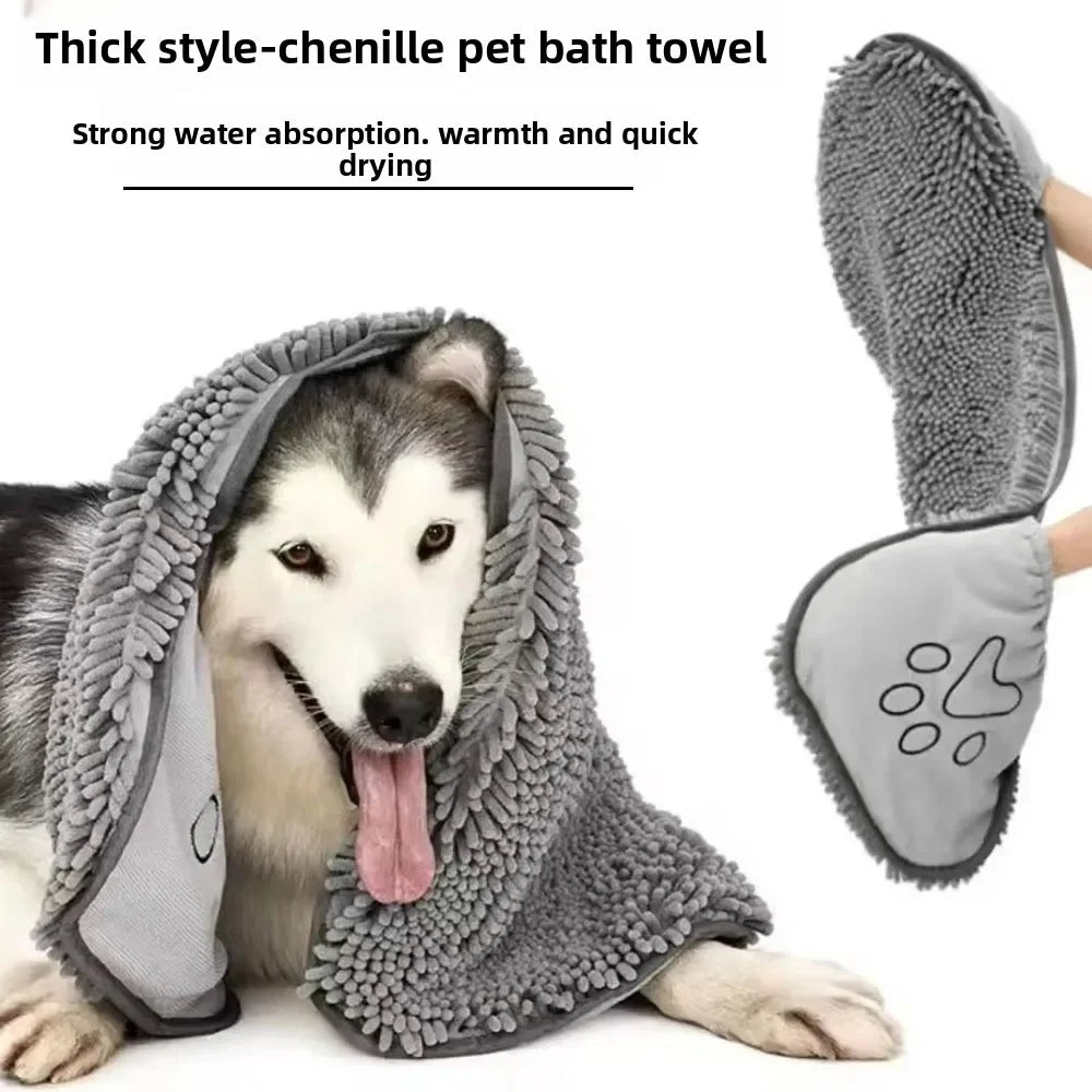 Super Absorbent Quick Dry Bath Towel for Dogs and Cats