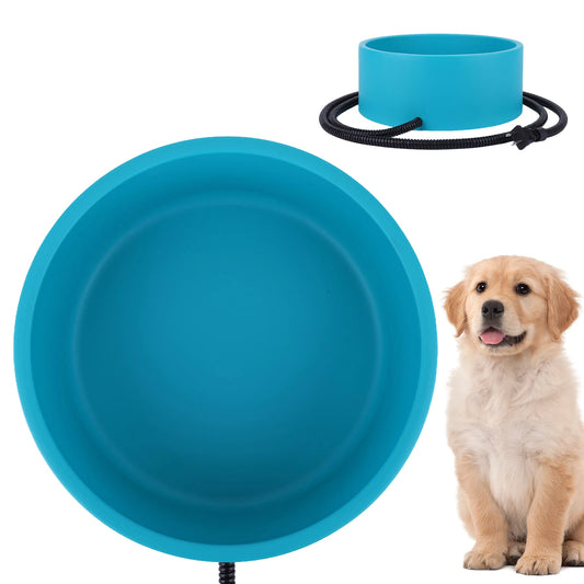Shunmaii Heated Outdoor Pet Water Bowl For Dogs And Cats