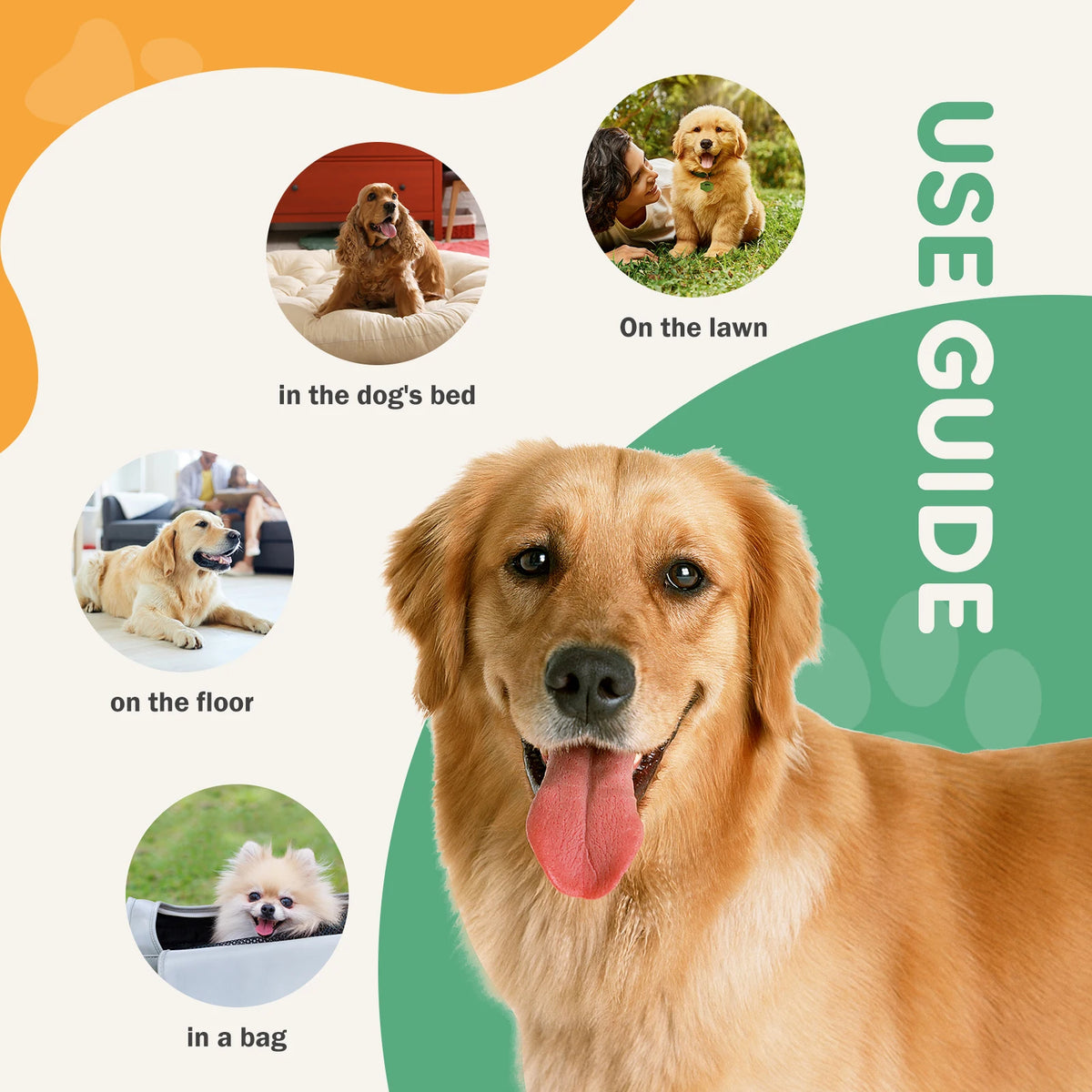 Disposable Underpads for Dogs Cats Quick Drying Leakproof Pee Pads