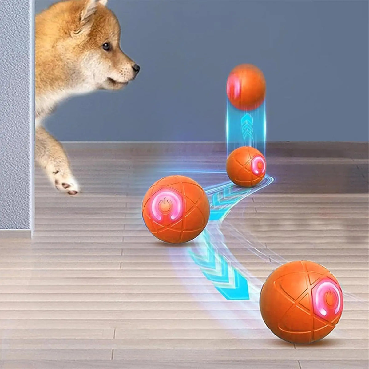 Interactive Self Rolling Dog Toy For Aggressive Chewers Waterproof Plush