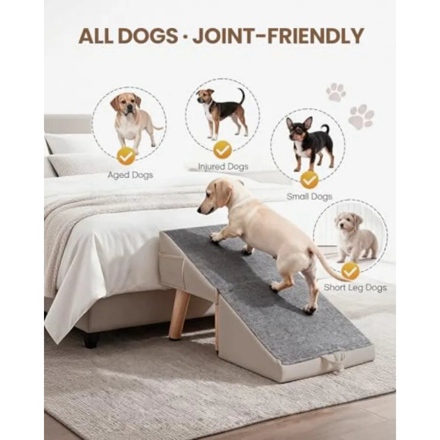 SHXI Dog Door Convertible Pet Ramp and Stairs for Pets