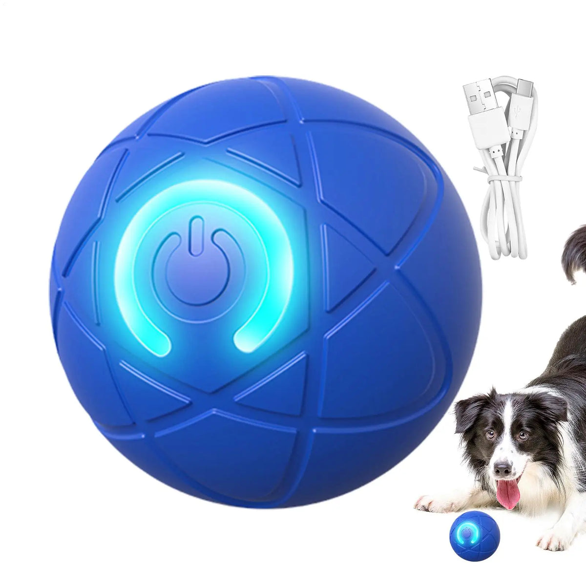 Interactive Self Rolling Dog Toy For Aggressive Chewers Waterproof Plush
