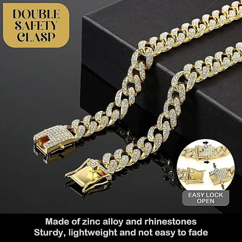 Premium Stainless Steel Pet Chain Collar For Dogs And Cats