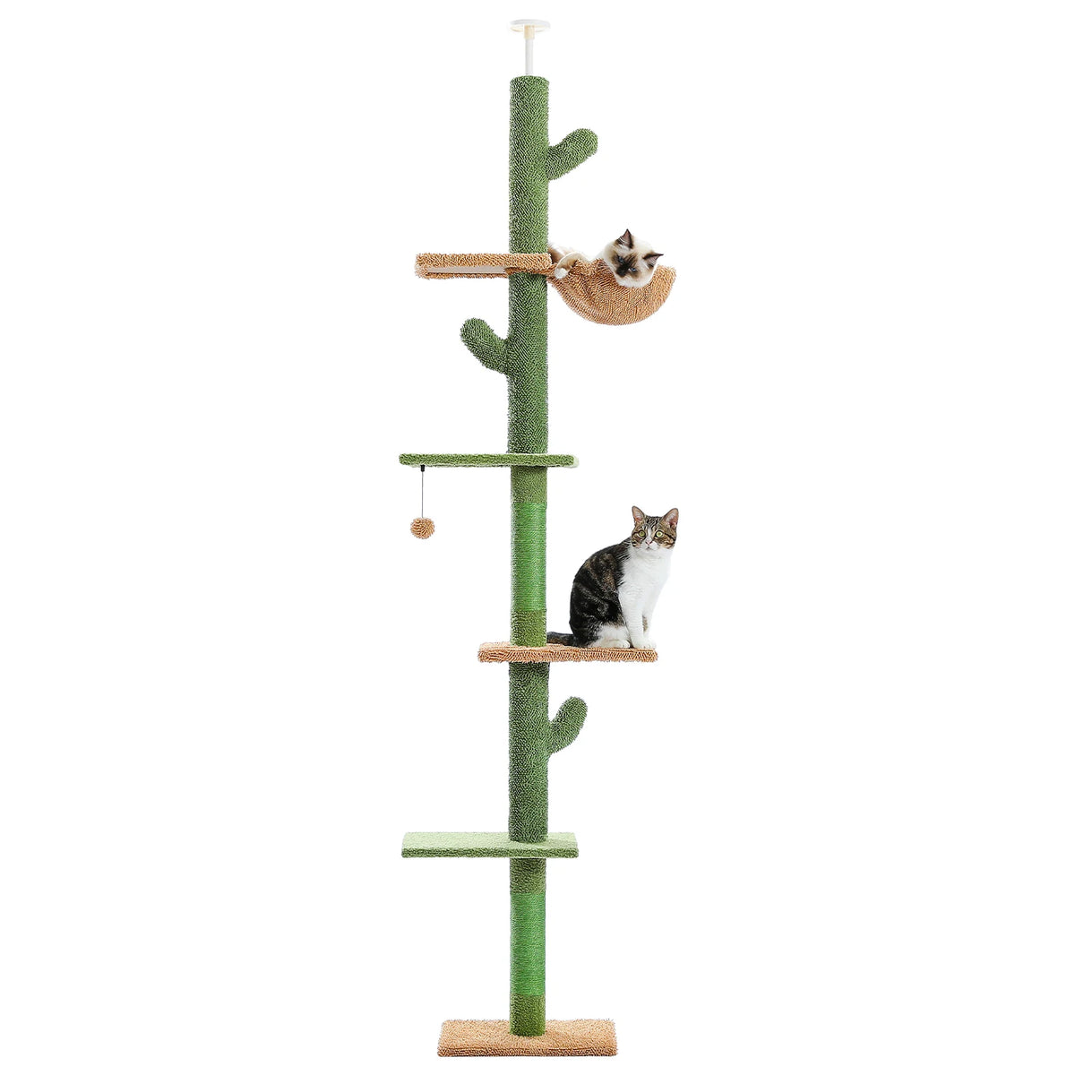 PAWZ Road Cat Tree Tower With Scratching Post And Hammock