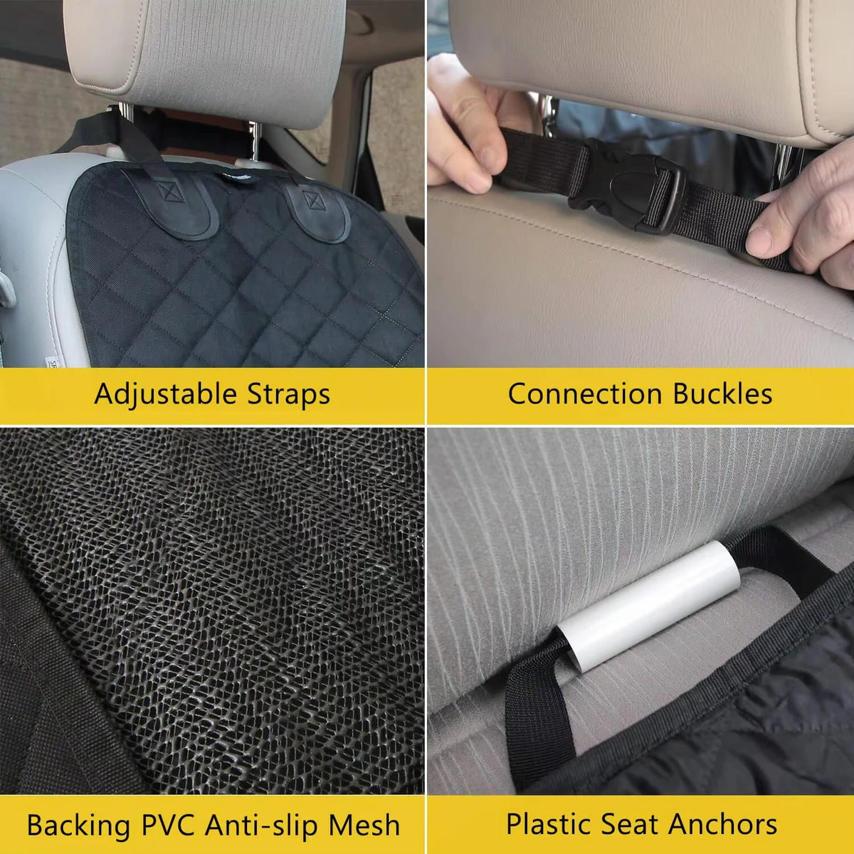 Petravel Waterproof Dog Car Front Seat Cover For Pets
