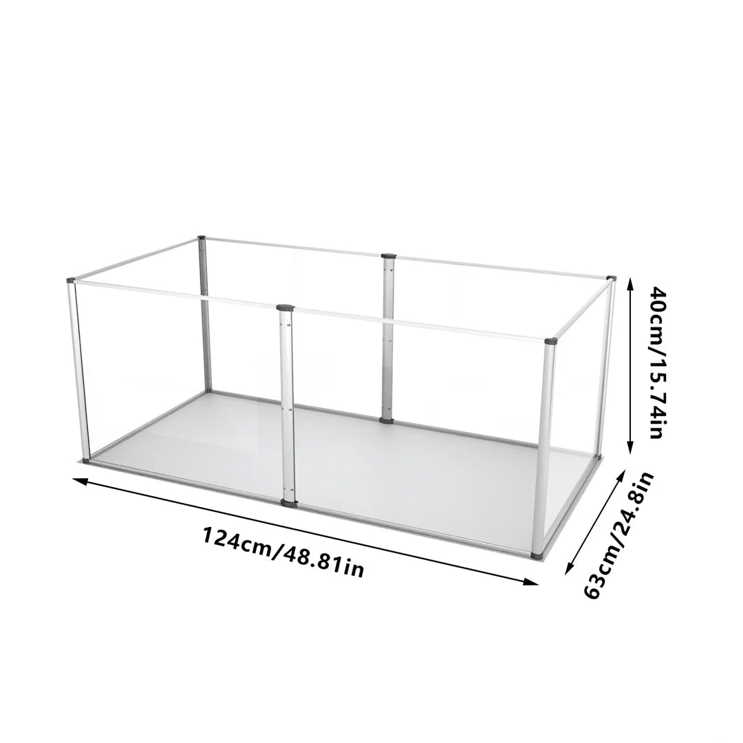 Bingopaw Acrylic Dog Whelping Pen With Waterproof Pad